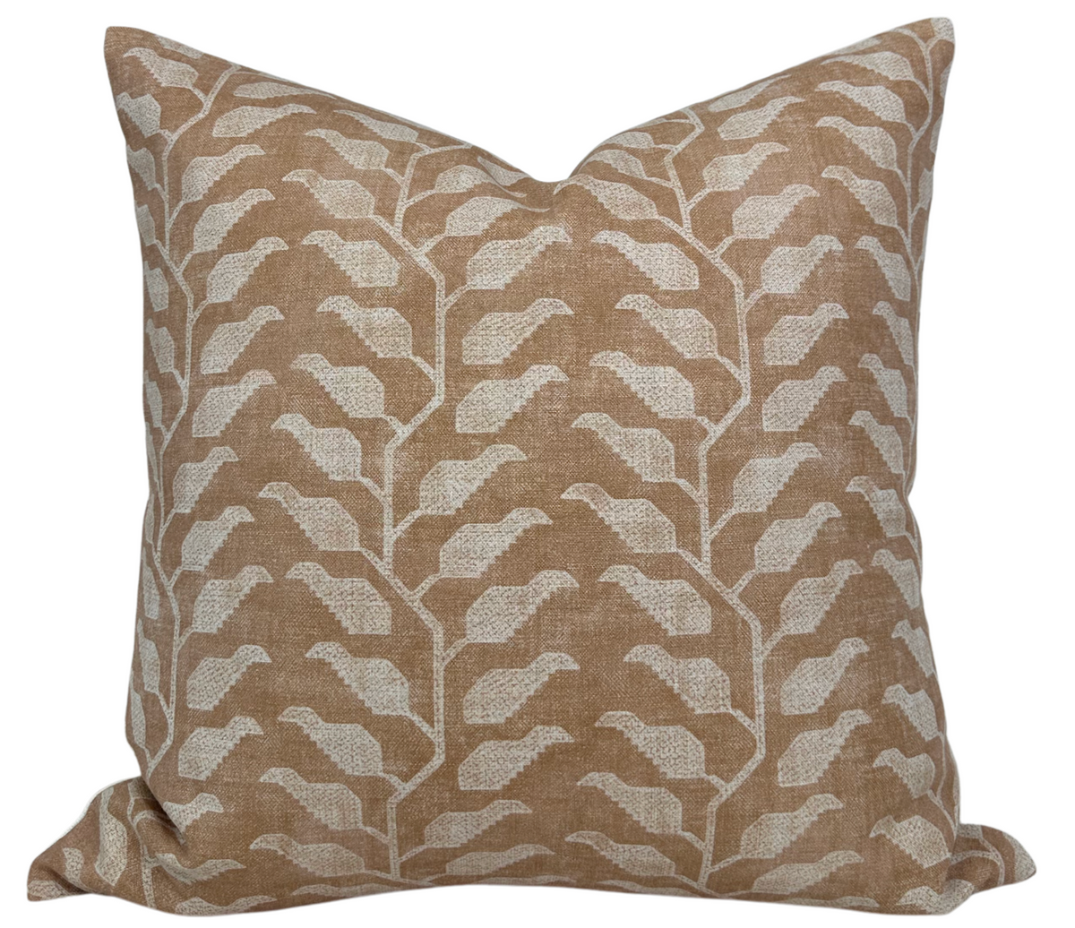 Folio Pillow Cover in Ochre, Susan Connor Textiles