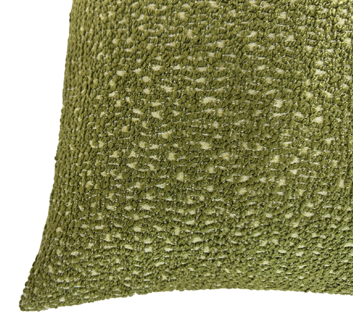 Serra Pillow Cover in Chive Green, Kelly Wearstler Textiles