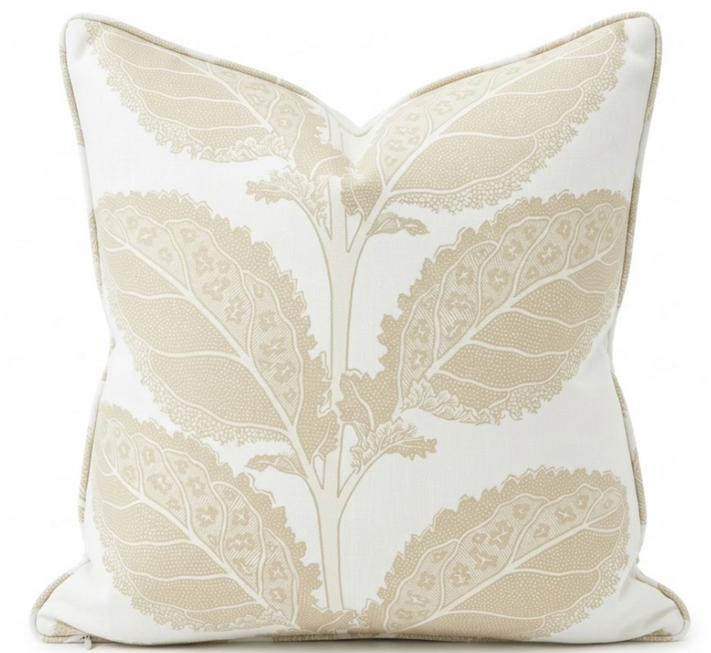 Lacinato Pillow Cover in Basalt Black, Thibaut Pillows