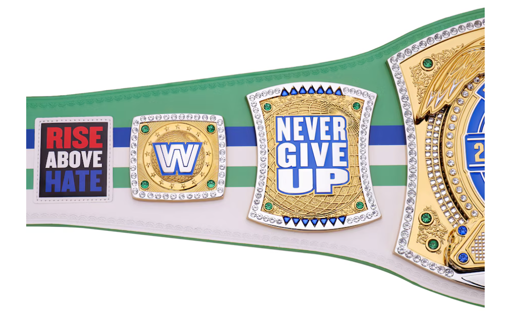 John Cena Farewell Tour 2025 Dallas Spinner Championship Replica Title Belt