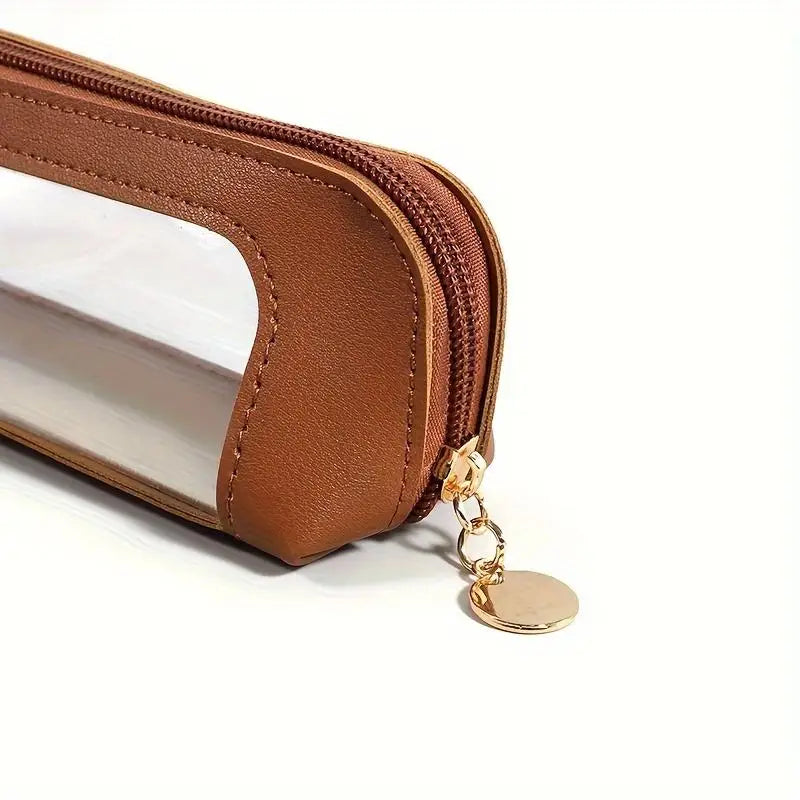 Cosmetic bag, makeup brush storage bag portable travel toiletries storage bag PU portable small cosmetic bag toiletries bag