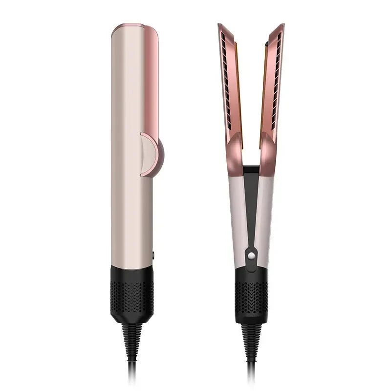 1300W 2IN1 Professional Hair Straightener & Hair Dryer Heat-Up Hair Flat Iron, Negative Ion Iron Long-Lasting Styling Tool Sets