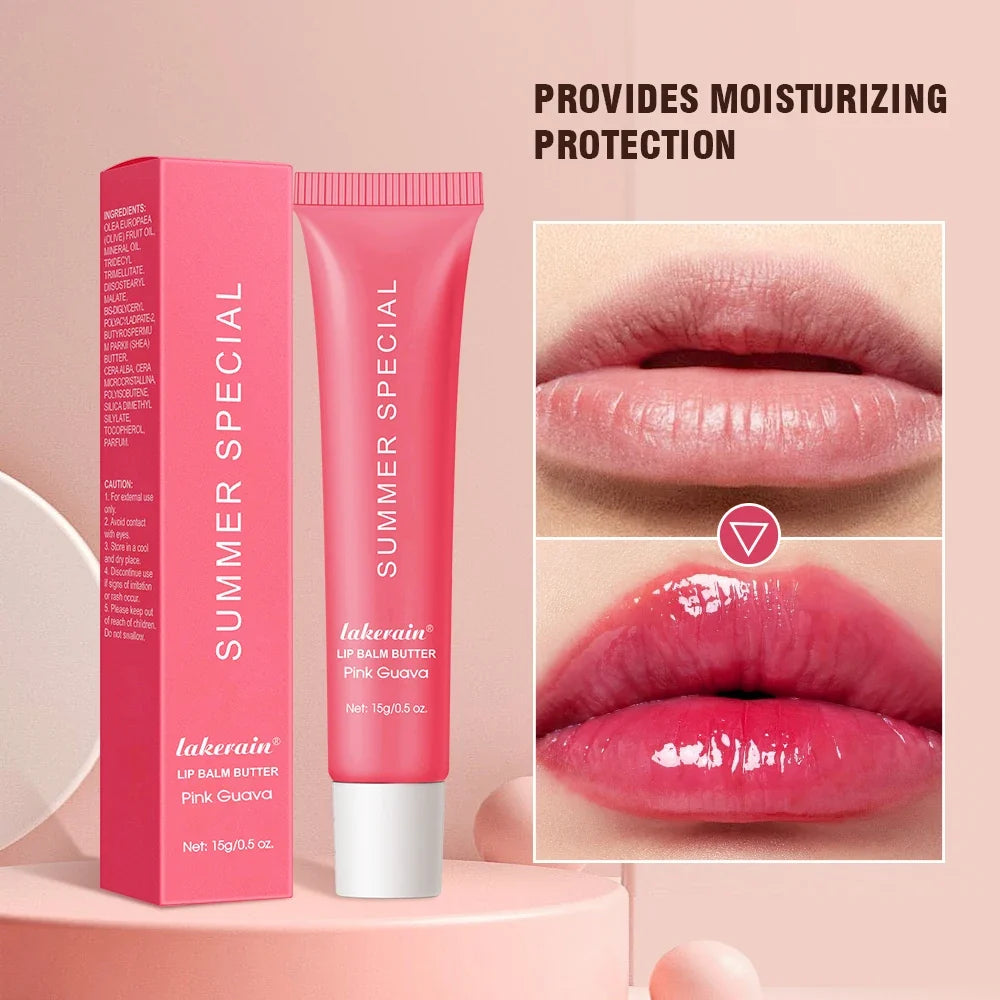 Summer Lip Balm Moisturizing Mirror Lip Gloss Lip Vanilla Mint Iced Coffee Cake Smell Lipstick Transparent Lip Oil  Makeup