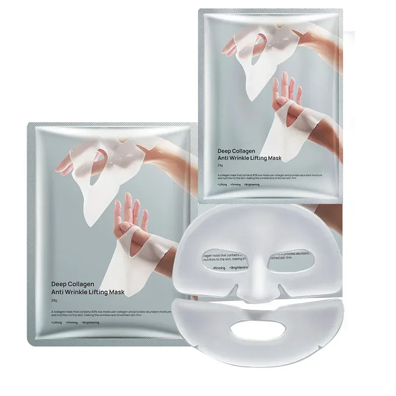 Deep Collagen Anti Wrinkle Lifting Mask Collagen Face Mask Overnight, Deep Collagen Mask for Lifting Firming Moisturizing