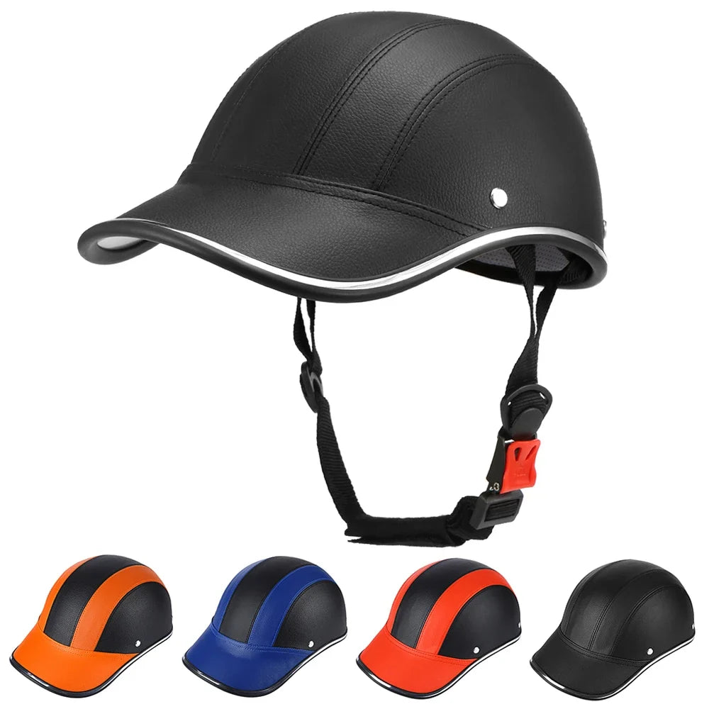 Versatile Cycling Helmet Featuring Baseball Cap Integration