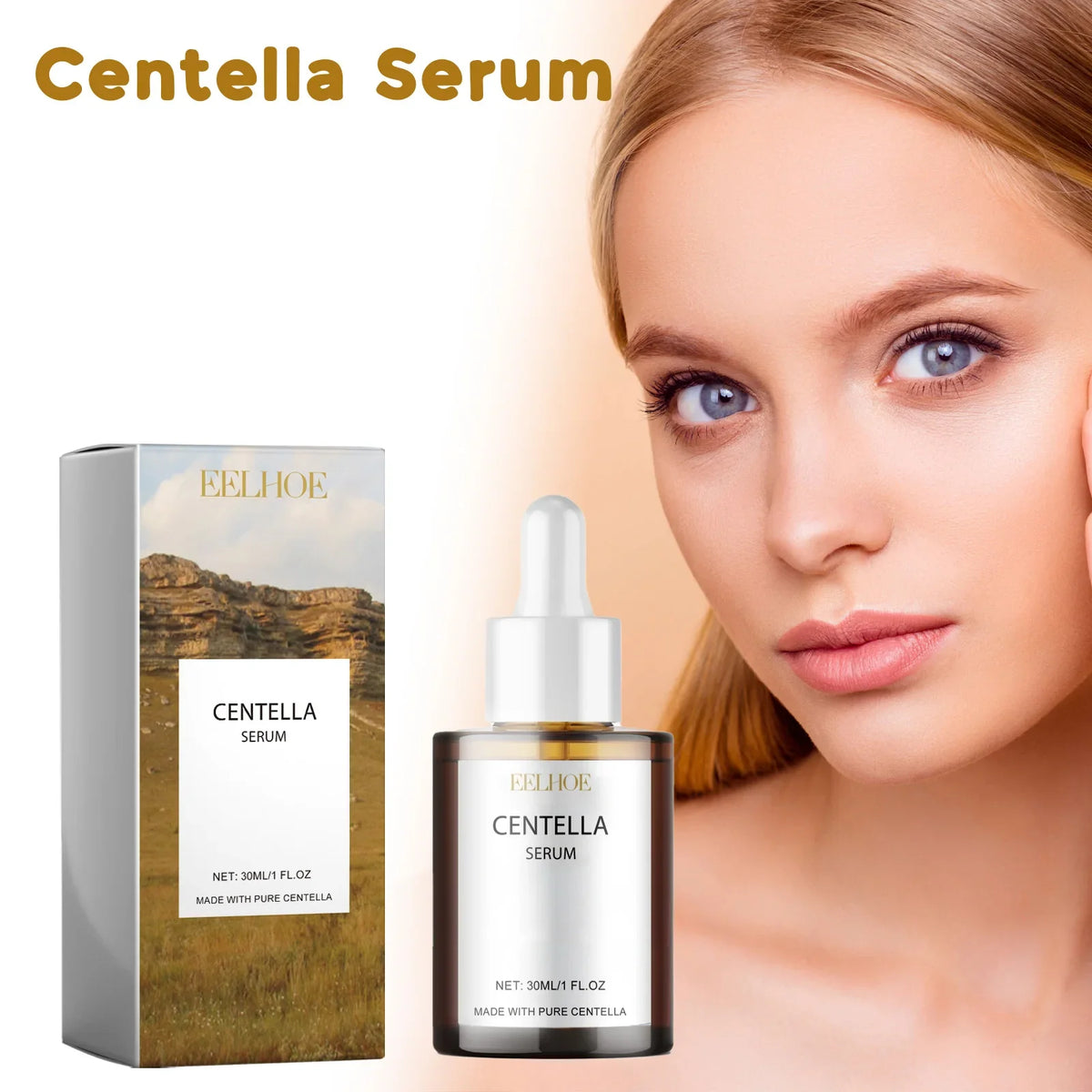 Centella Asiatica Skincare Set: Gentle Cleansing, Moisturizing & Brightening for Long-Lasting Hydrated, Smooth Skin