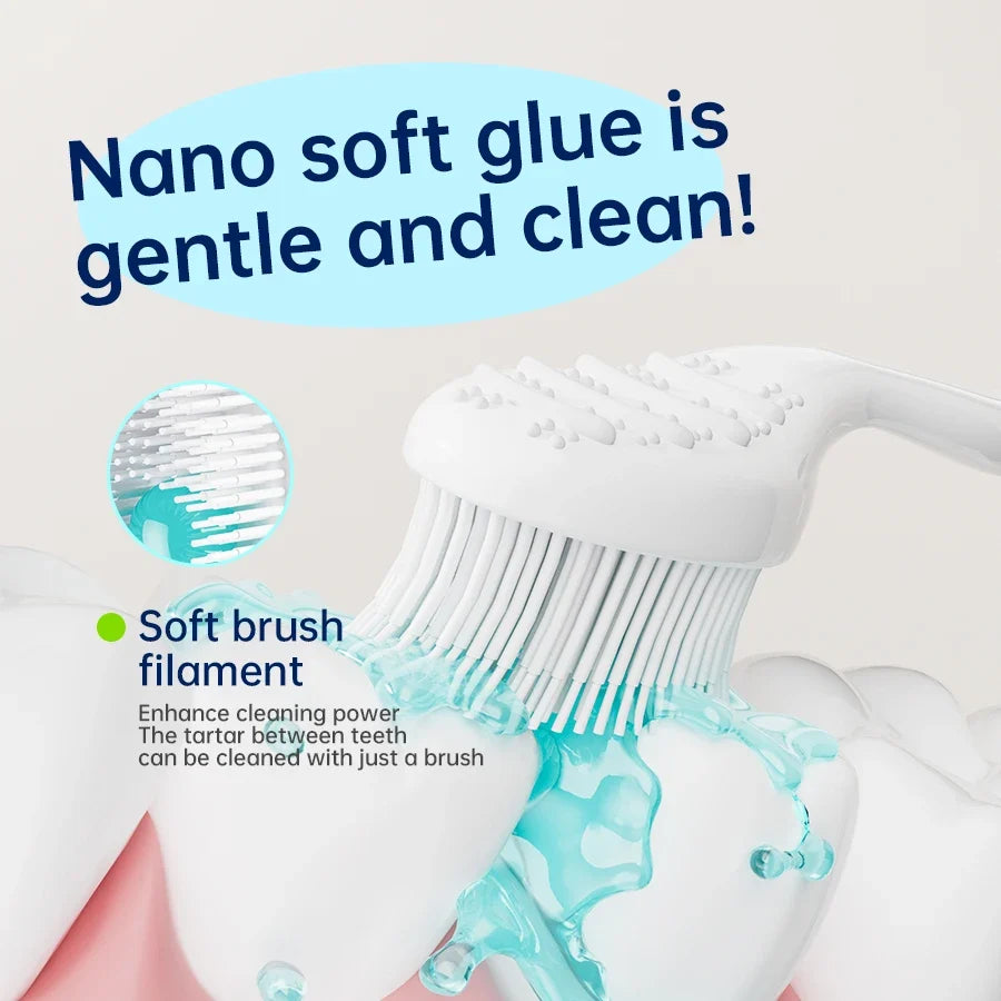 Portable Travel Toothbrush Mini Exploded Bead Toothbrush Disposable Adult Cleaning Toothbrush Individually Packaged