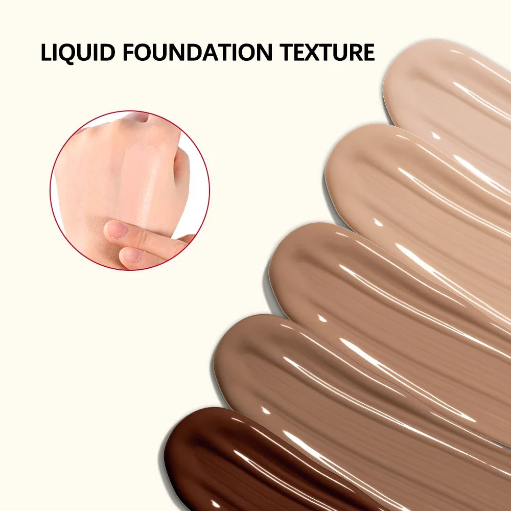 Matte Foundation Base Blur Soft Focus Matte Full Coverage Natural Fit Face Makeup Lightweight Long-Lasting Concealer BB Cream