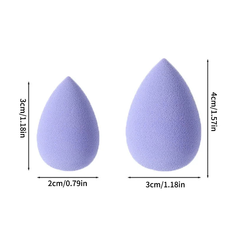 12 Pieces Powder Puff Face Triangle Makeup Sponge Soft Velour Puffs for Loose Powder Setting Powder Blender Foundation Sponge Be