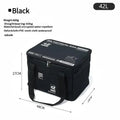 30-42L Tactical Camping Storage Bag Insulated Folding Box Waterproof Picnic Tableware Field Equipment Outdoor Gear Organizer