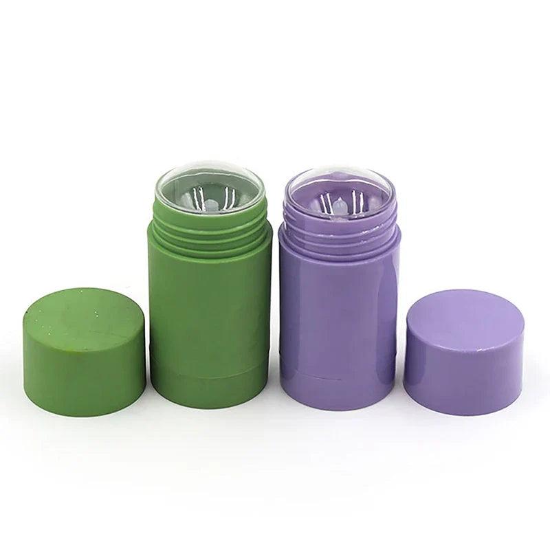 40g Empty Deodorant Containers Refillable Plastic Twist-Up Bottle For DIY Natural Crystal Deodorant Stick Cosmetics Tube