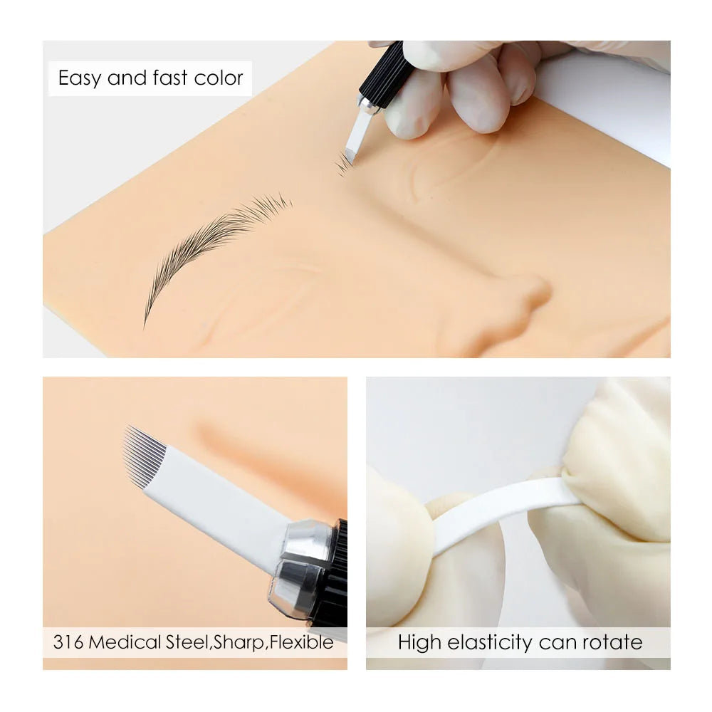 BMX 0.25mm Nano blades microblading needles Permanent Makeup Eyebrow Tattoo Needle Blade Microblade 3D Embroidery