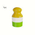 Refillable Sunscreen Dispenser & Roller Applicator - Twistup Container Leak-Proof Dual Compartment Design for Travel Daily Use