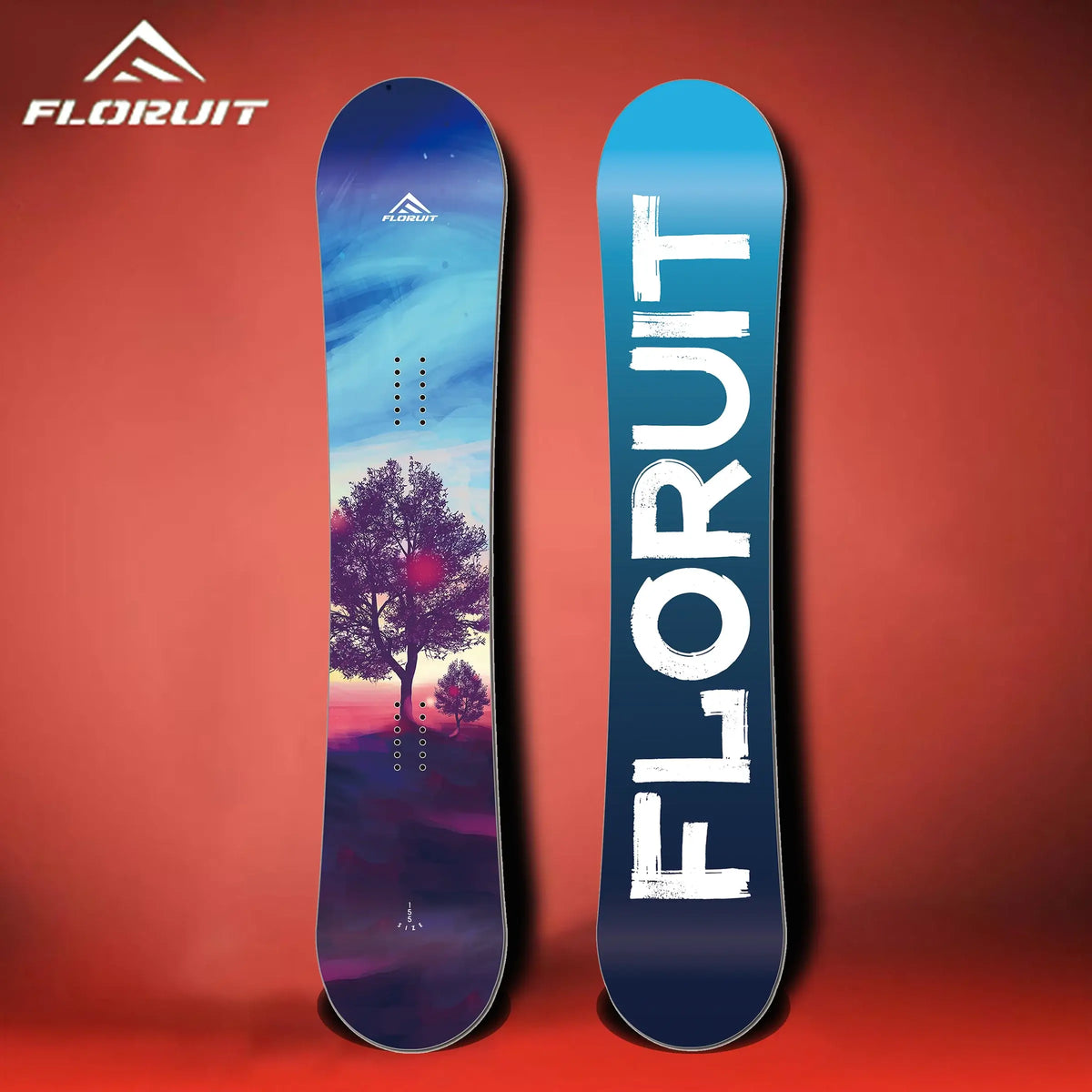 Custom-Made All-Mountain Snowboards with Carbon Fiber & Steel Edges for Adults