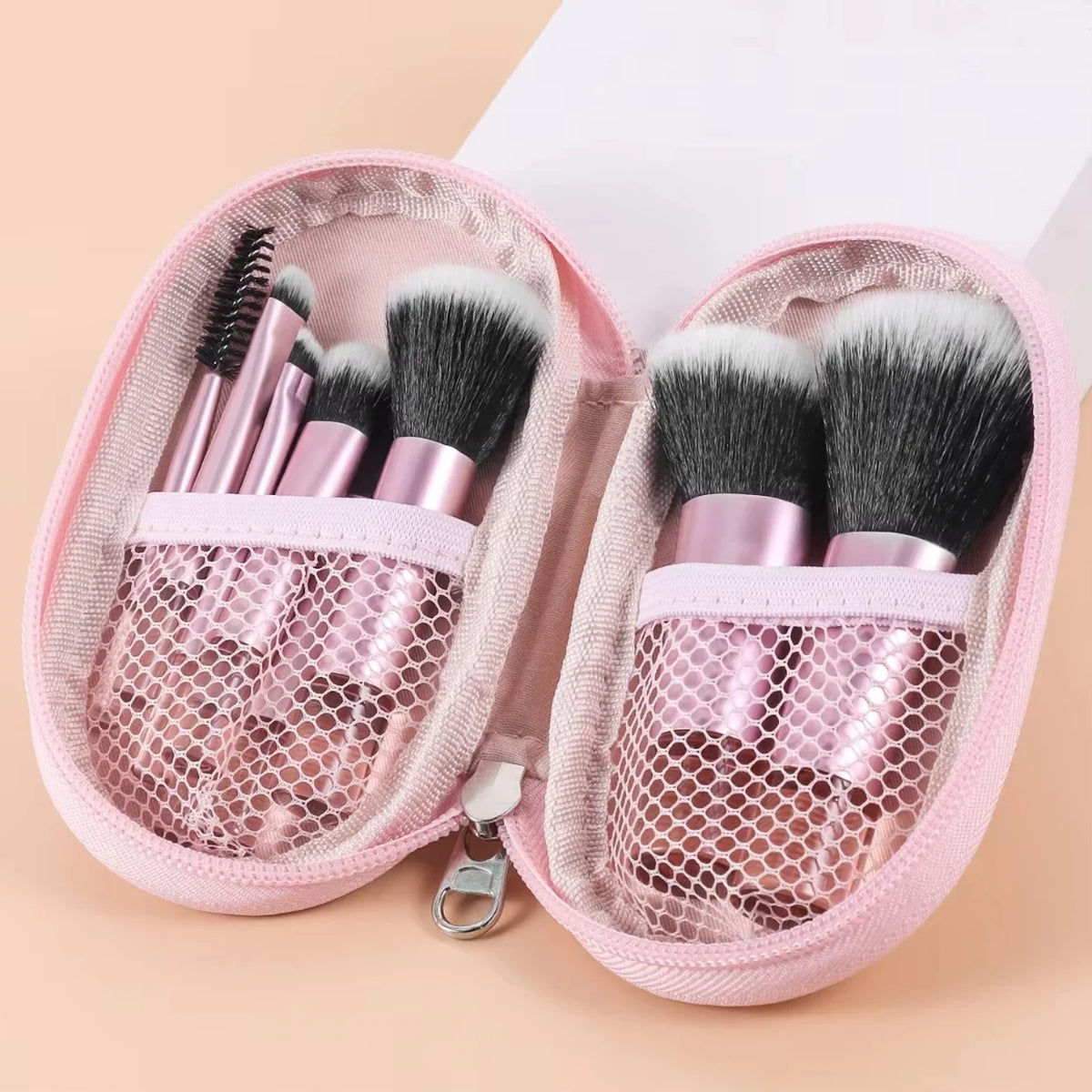 Face 10-Piece Mini Makeup Brush Set Portable Travel Size Makeup Brush Available in Multiple Colors