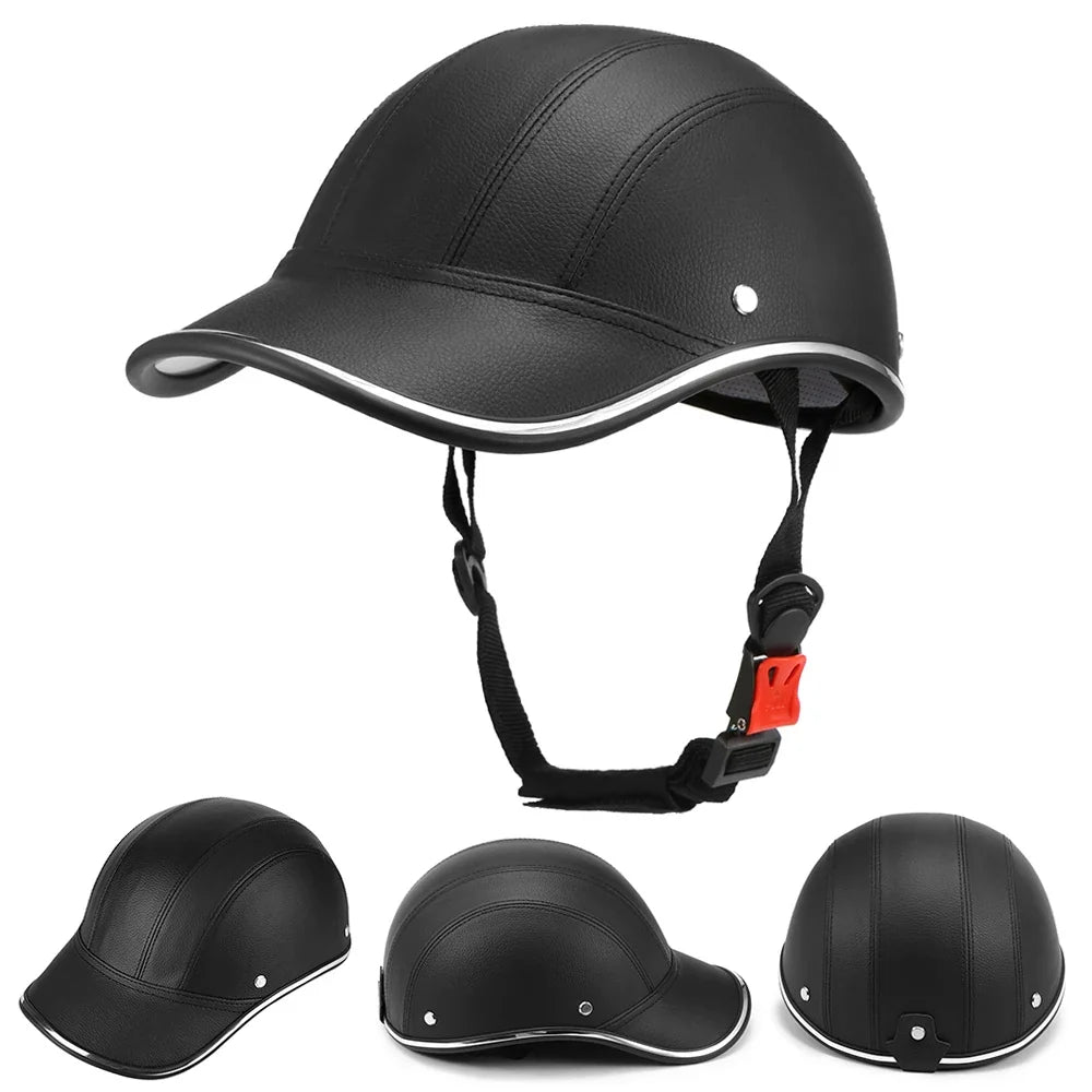 Versatile Cycling Helmet Featuring Baseball Cap Integration