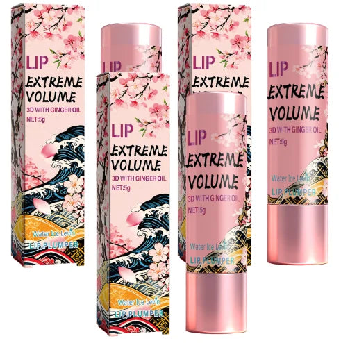 Lip Extreme Volume 3D Cream with Ginger Oil for Plumping & Moisturizing, Day & Night Use, Non-Sticky Smooth Lips.