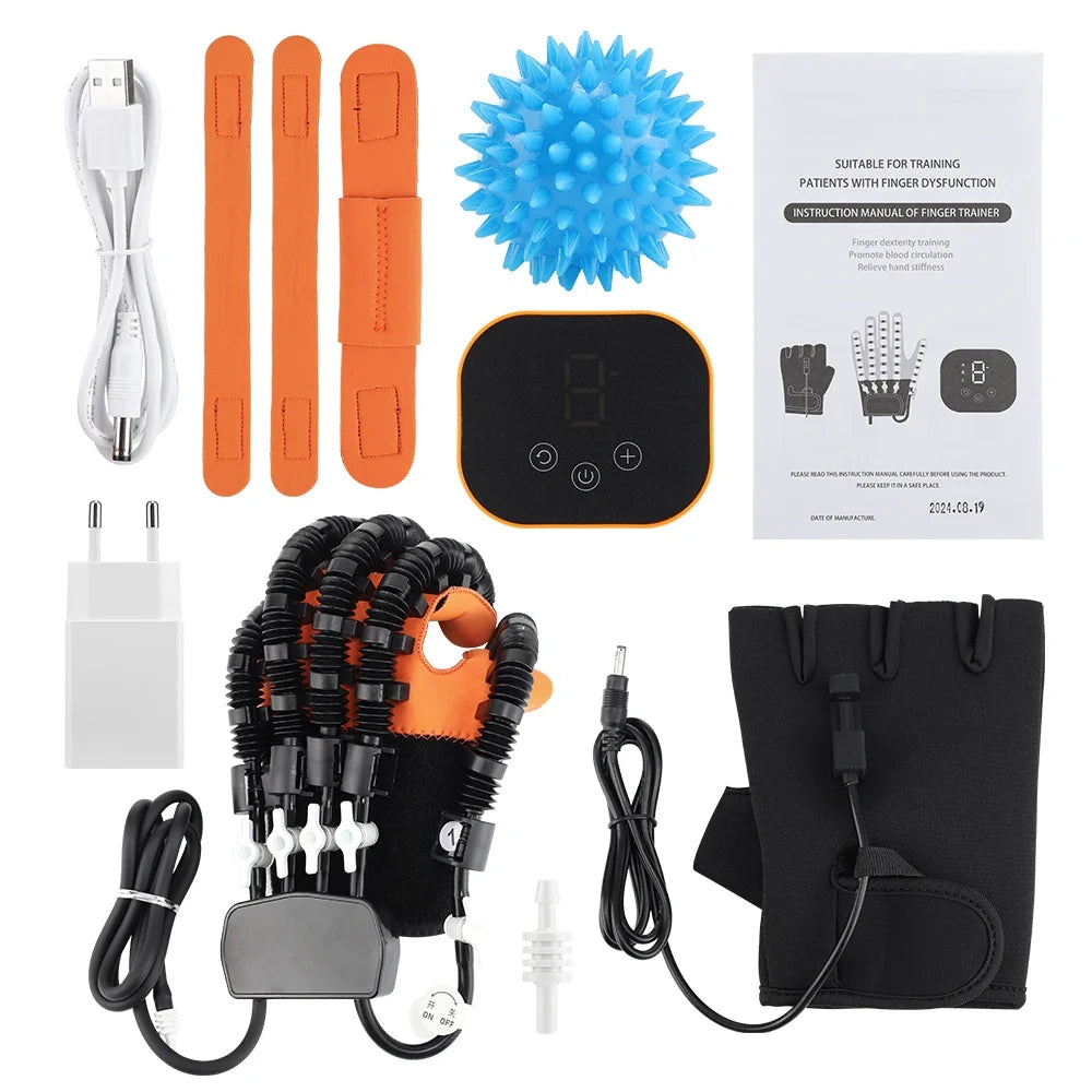 Robot Gloves Stroke Hemiplegia Cerebral Infarction Training Device Finger Exerciser Hand Function Recove Rehabilitation