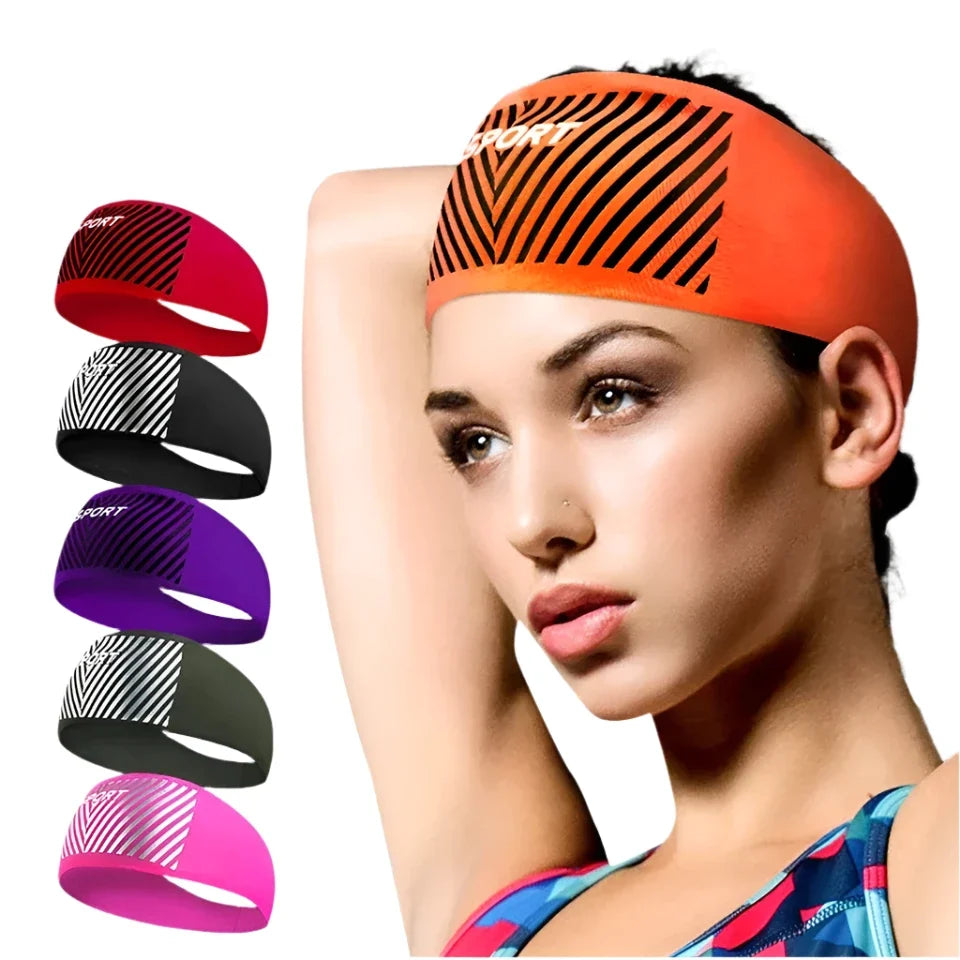 Moisture Wicking Headband for Cycling