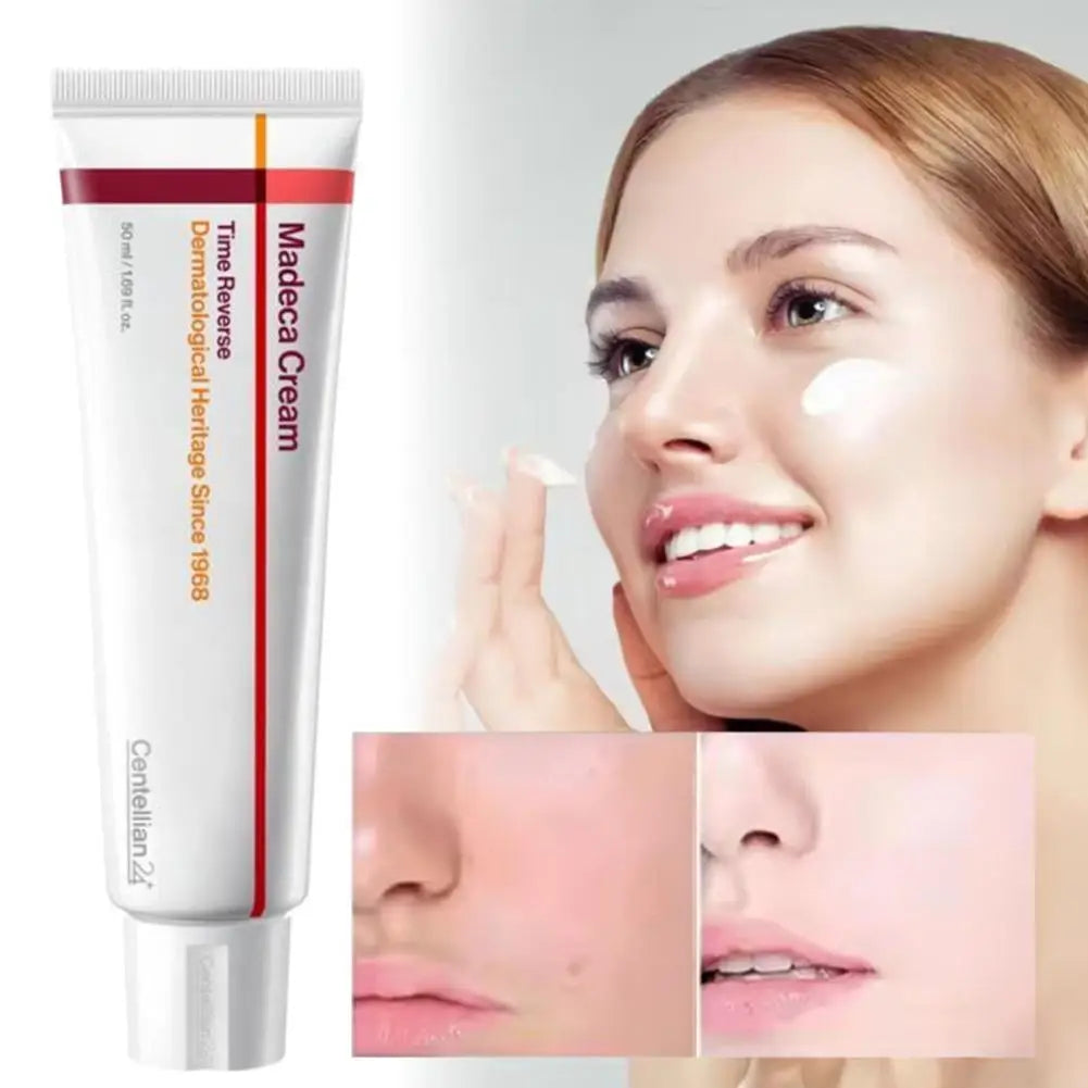Korean Centella Asiatica Facial Cream 24 Hours Deep Moisturizing Firming Quickly Absorbed Non-Greasy Texture Improve Dull Skin