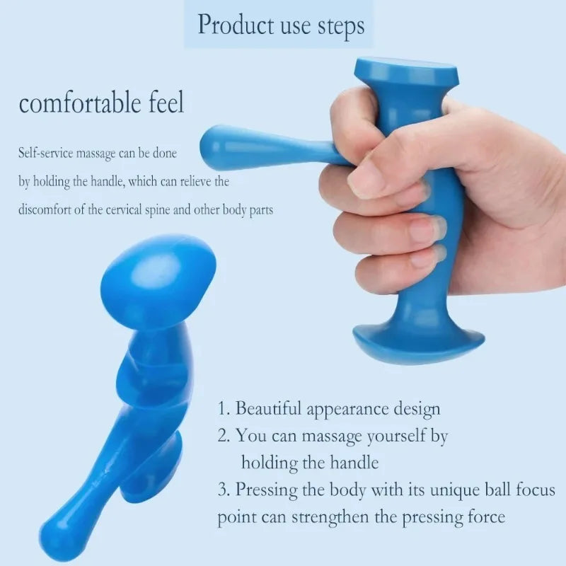 Handheld Massage Tools Thumb Saver Massages Finger Pressure Press Trigger Point Manual Massager Full Body Stress Deepest Relief