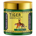 Tiger Massage Cream Moisturizes the Skin; Easily Absorbed. Persistent Soothing; Deeply Nourishing. Water Ice Levin. Net 100g.