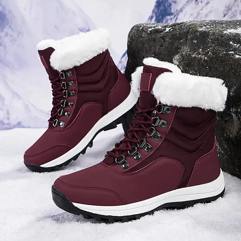 Warm, Thick-Soled Winter Boots for Women