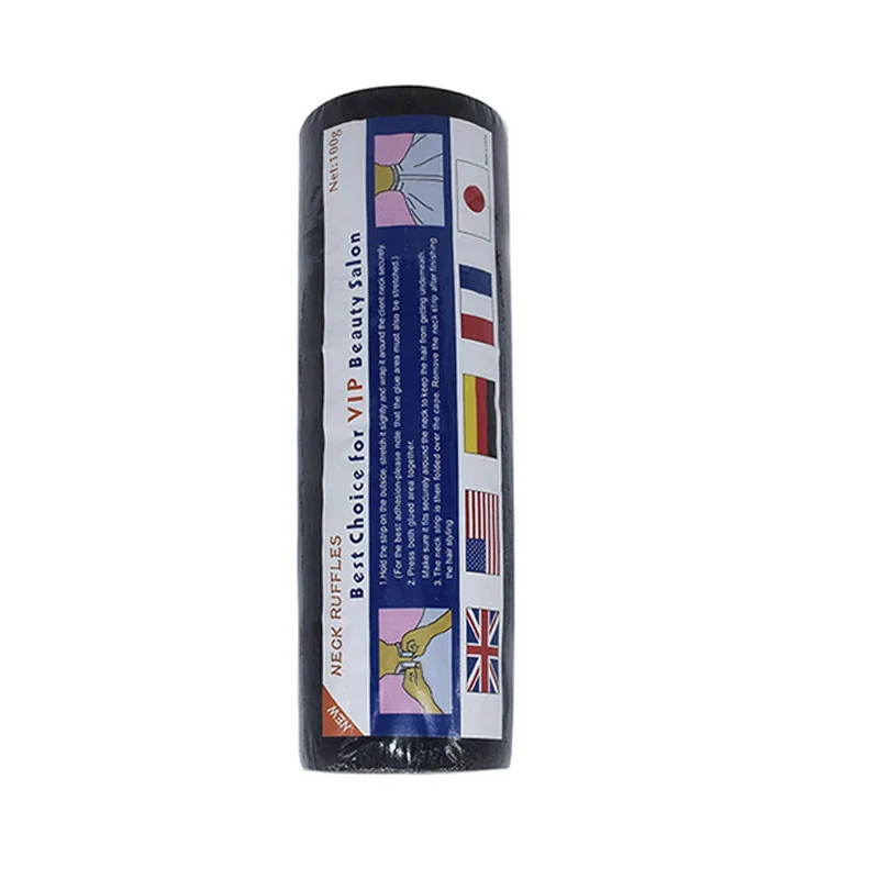 5 Roll/Pack Hair Cutting Accessory Neck Paper Adjustable Barber Dedicated Salon Hairdressing White Black Neck Strips