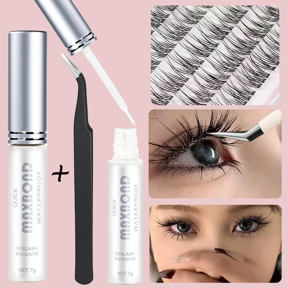 7g False Eyelash Extension Glue Makeup Long Lasting Waterproof Fast Dry Strong No Irritation Transparent Eyelashes Primer Tools#