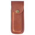 Bison River Leather Folding Knife Sheath (up to 5" Closed) with Snap Closure