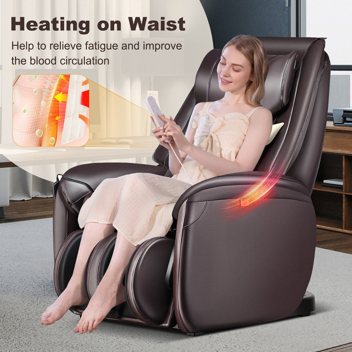 Soothe 26 - Full Body Zero Gravity Massage Chair with Pillow