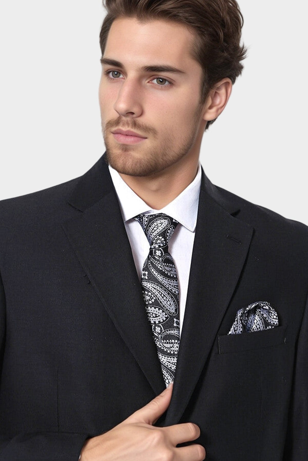 Black 4 Drop Regular Suit | Wessi