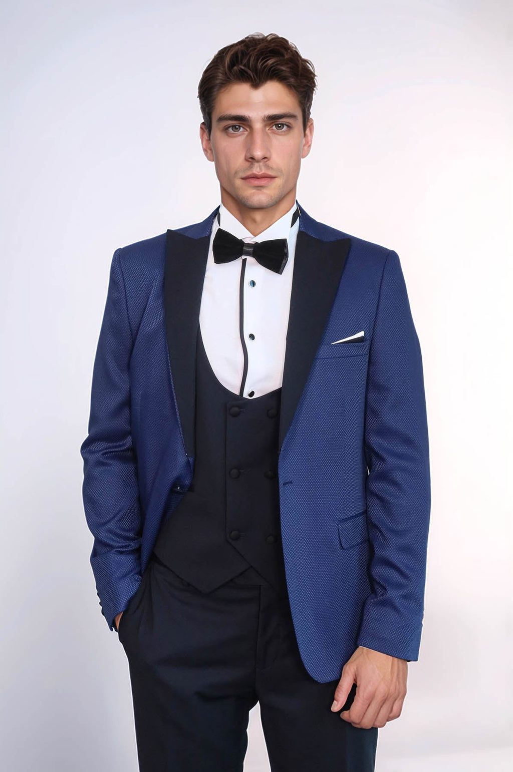 Indigo Blue Wedding Suit for Men | Wessi