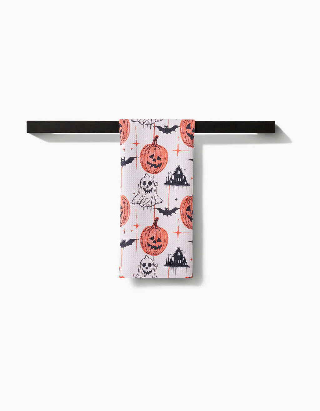 Halloween Is Here Geometry Tea Towel