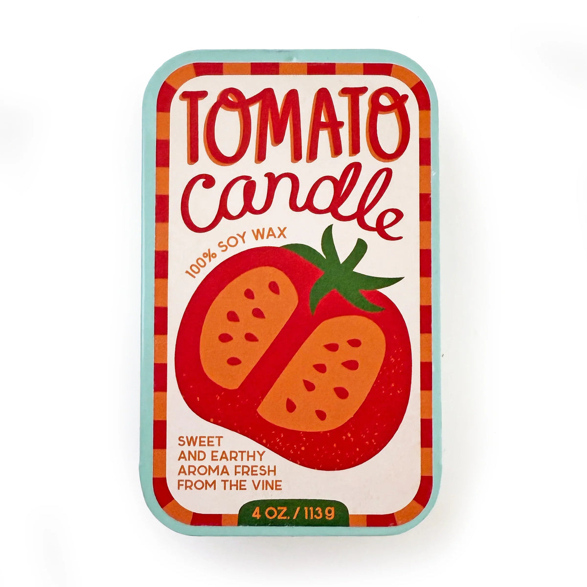 Tomato Vine Sardine Tin Soy Candle