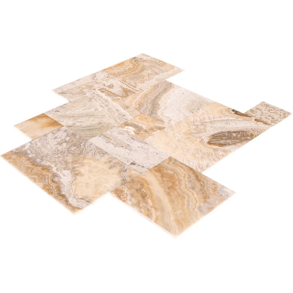 Traonyx Travertine Tile Honed and Filled - Livfloors Collection