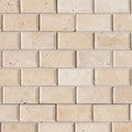 Tuscany Ivory Light Travertine Honed Mosaic Floor and Wall Tile - Livfloors Collection