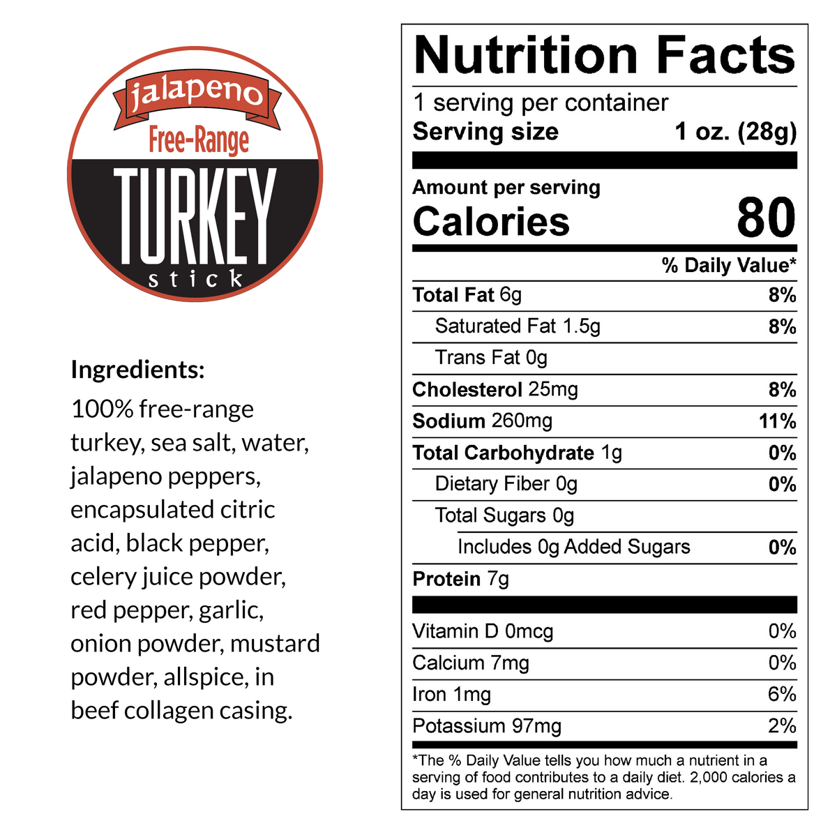 Variety - Free-Range Turkey Flavors Sticks (No Sugar)
