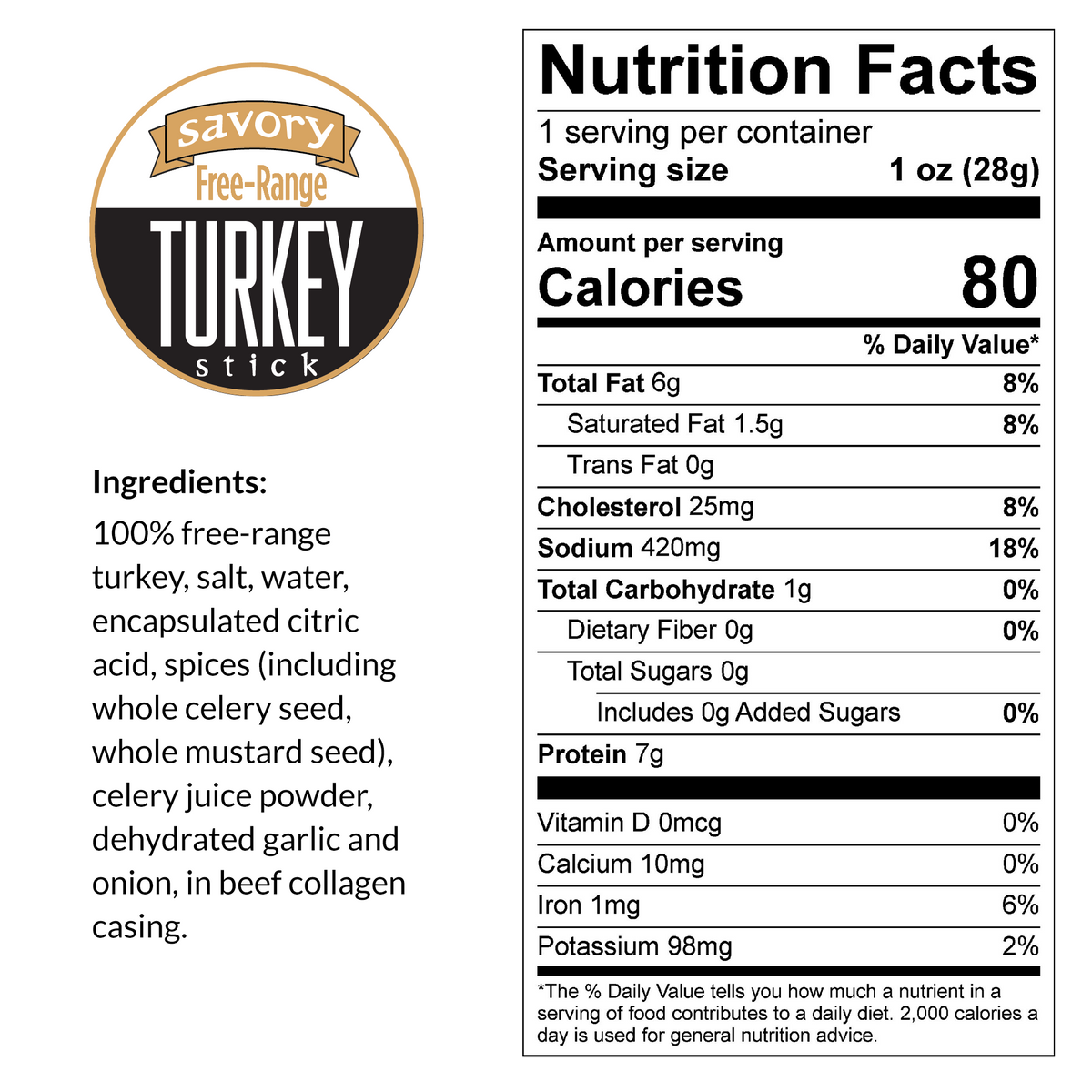 Savory - Turkey, Free-Range Bites, 8-oz Packages