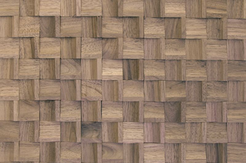 US Walnut Infinity Mesh-mounted Wood Mosaic Wall Tile - Livfloors Collection