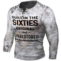 Motorcycle Rally Combat Skull Long Sleeved T Shirt Men's