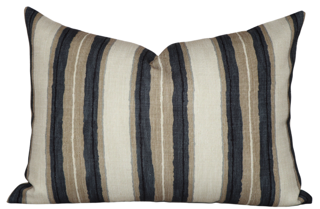 Shoreline Pillow Cover in Pebble, Indoor Outdoor, Kelly Wearstler Textiles