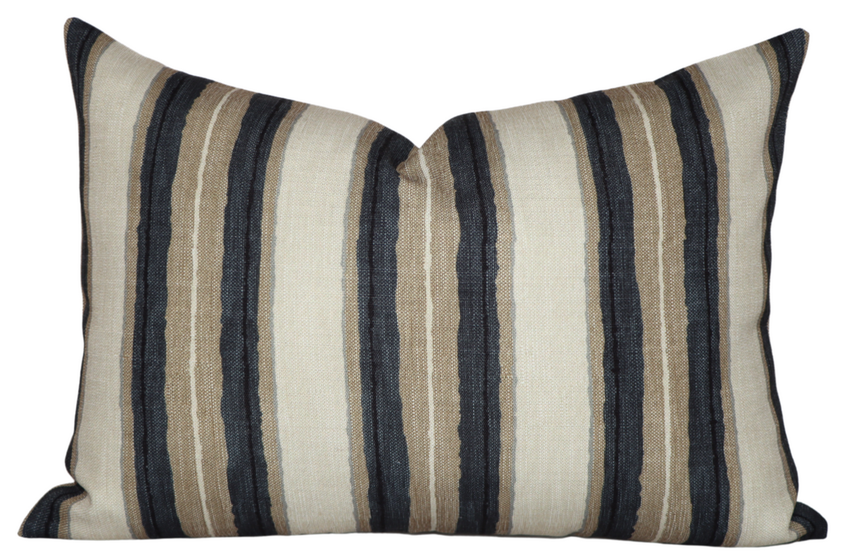 Shoreline Pillow Cover in Pebble, Indoor Outdoor, Kelly Wearstler Textiles