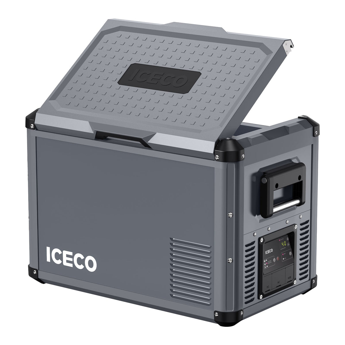 ICECO VL45ProS Gray Single Zone Portable Fridge Freezer 45 LT