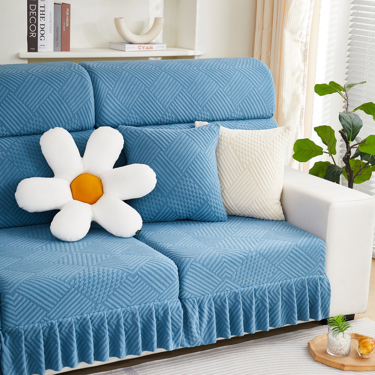 Stretch Sofa Covers for Couch Seats and Cushions, Suitable for 1/2/3/4/L Seater Sofas and Couches