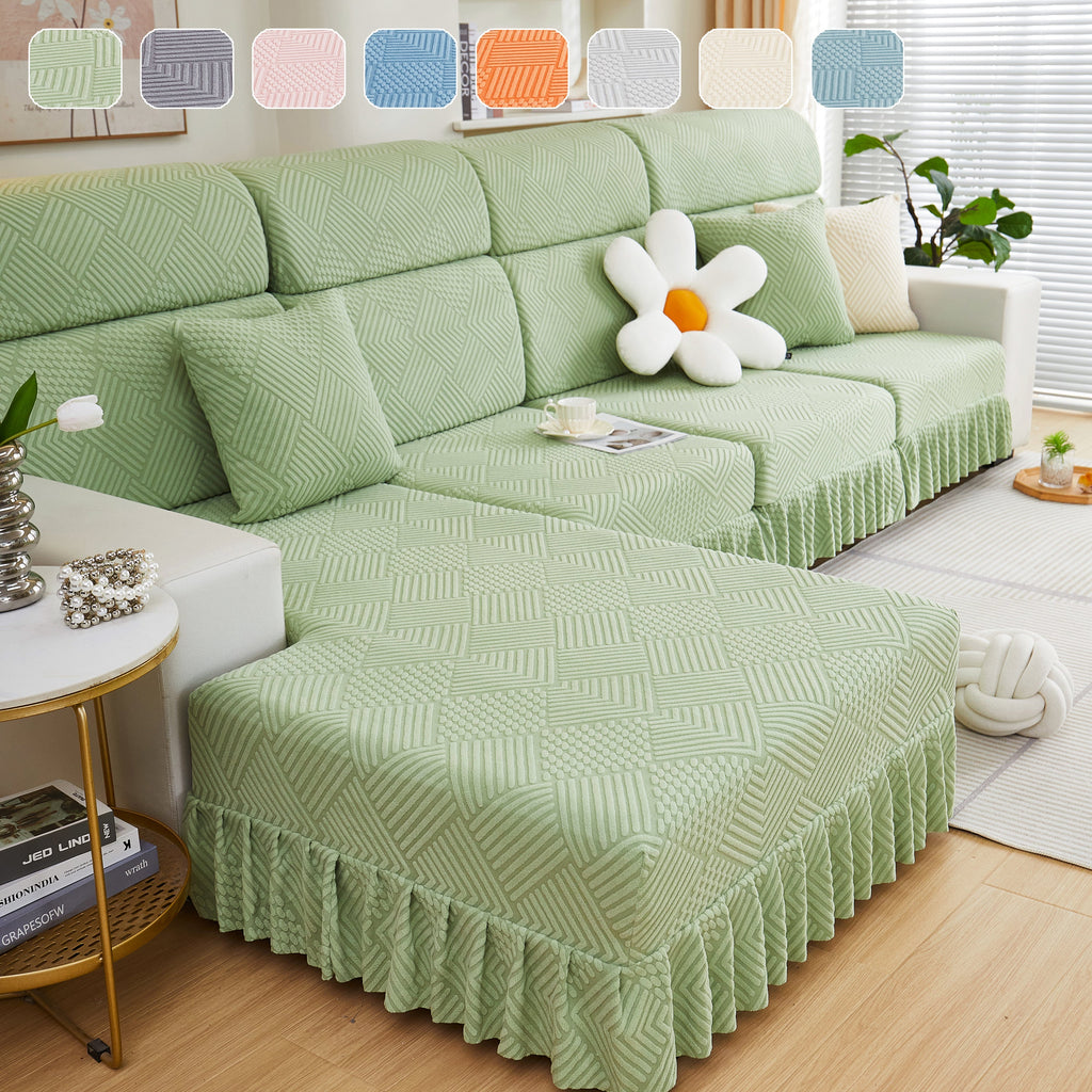 Stretch Sofa Covers for Couch Seats and Cushions, Suitable for 1/2/3/4/L Seater Sofas and Couches