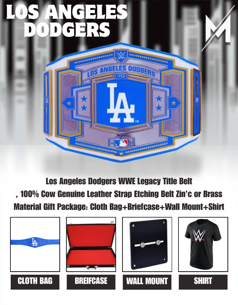 Los Angeles Dodgers WWE Legacy Title Belt