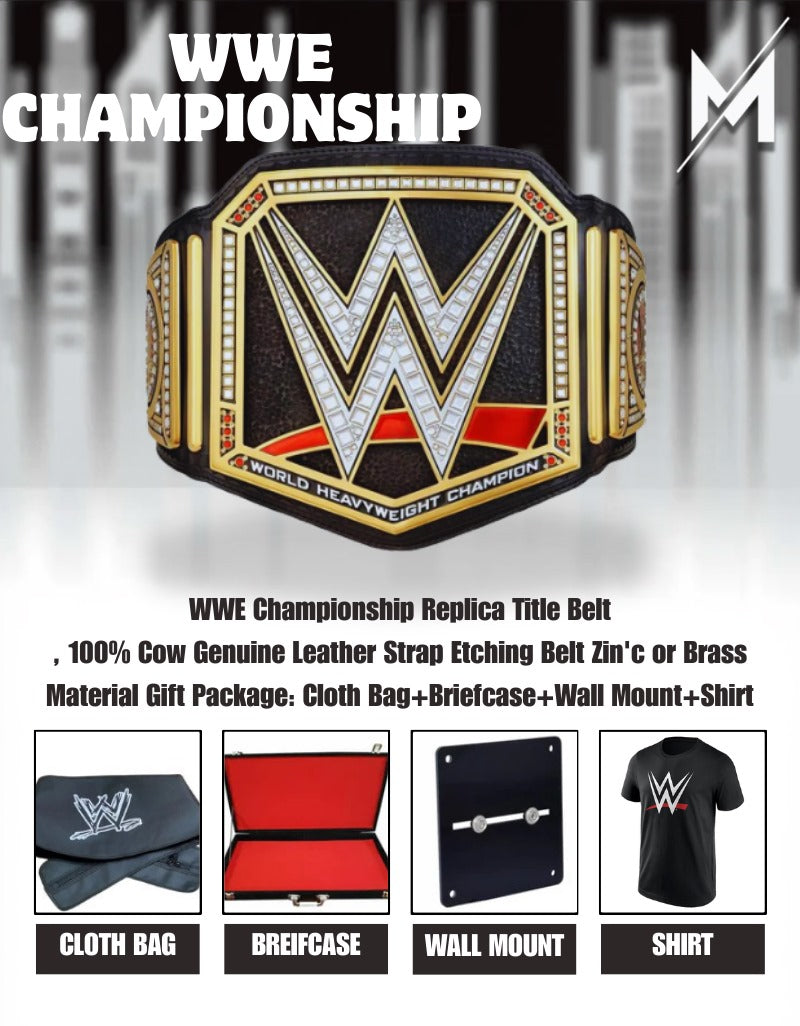 WWE World Heavyweight Championship Replica Title Belt