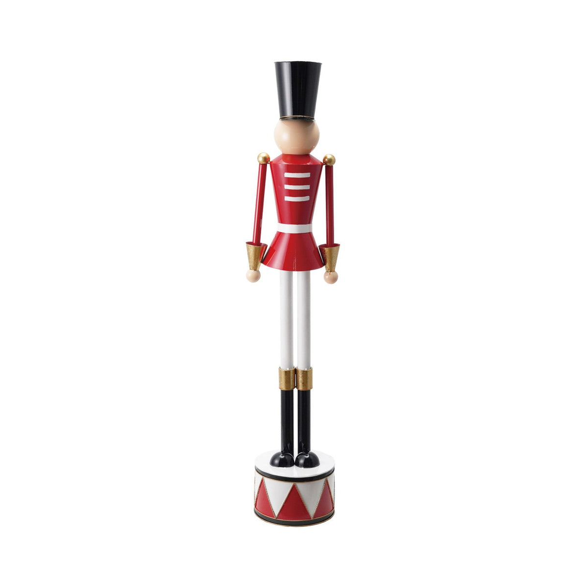 Jumbo Metal Soldiers on Drum Bases