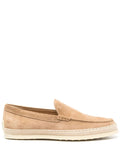 TOD'S Elegant Cord Weaving Slip-On Suede Loafers